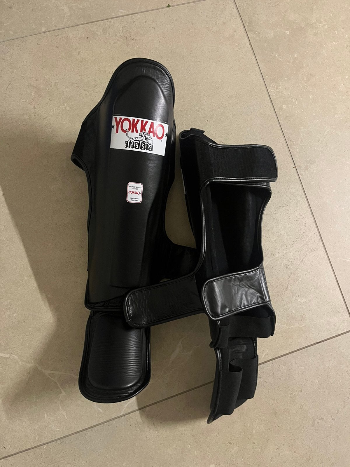 Scheenbeschermers yokkao, Sport en Fitness, Vechtsporten en Zelfverdediging, Maat M, Ophalen of Verzenden, Zo goed als nieuw