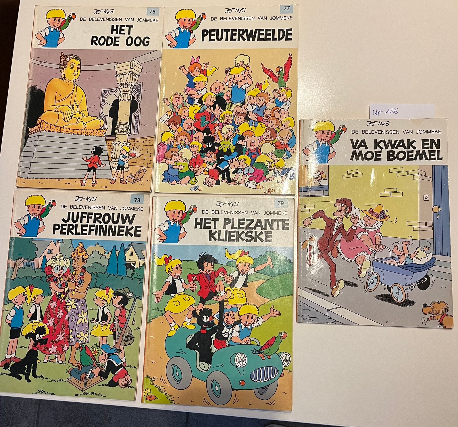 Jommeke strips, Boeken, Stripverhalen, Meerdere stripboeken, Ophalen, Gelezen