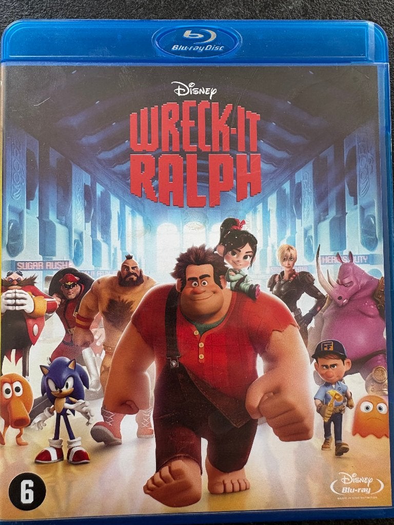 Wreck It Ralph Blu-ray, Cd's en Dvd's, Blu-ray, Inclusief extra's, Film, Ophalen of Verzenden, Zo goed als nieuw