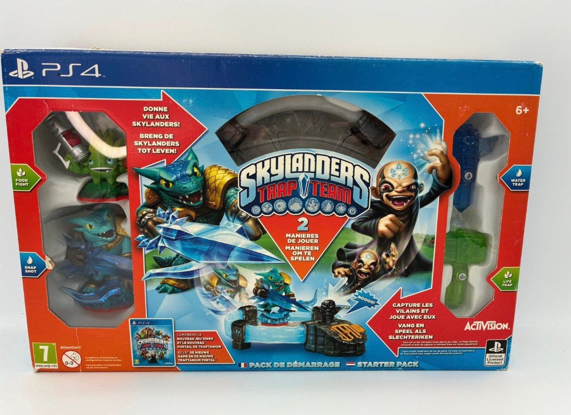 Skylanders Trap Team ps4 starterpack inbox, Verzenden, Zo goed als nieuw