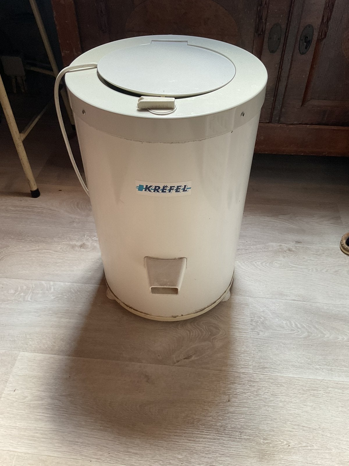 Droogtrommel, Ophalen, Gebruikt