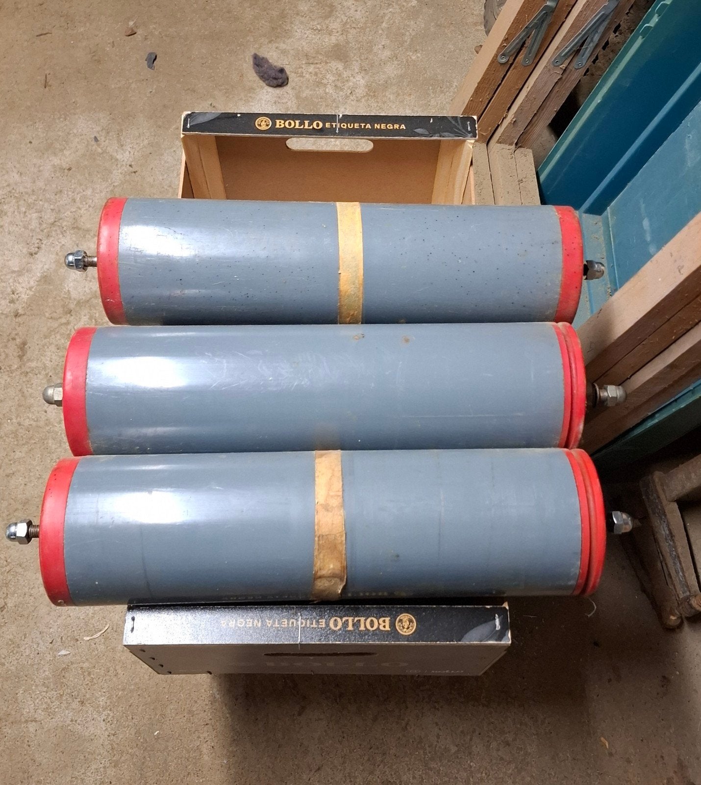 Rollen voor fiets, Ophalen