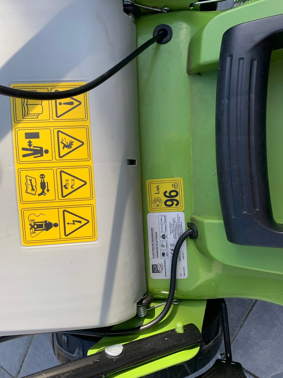 Elektrisch zelftrekkende grasmaaier 1800w, Tuin en Terras, Ophalen, Zo goed als nieuw, Elektrisch