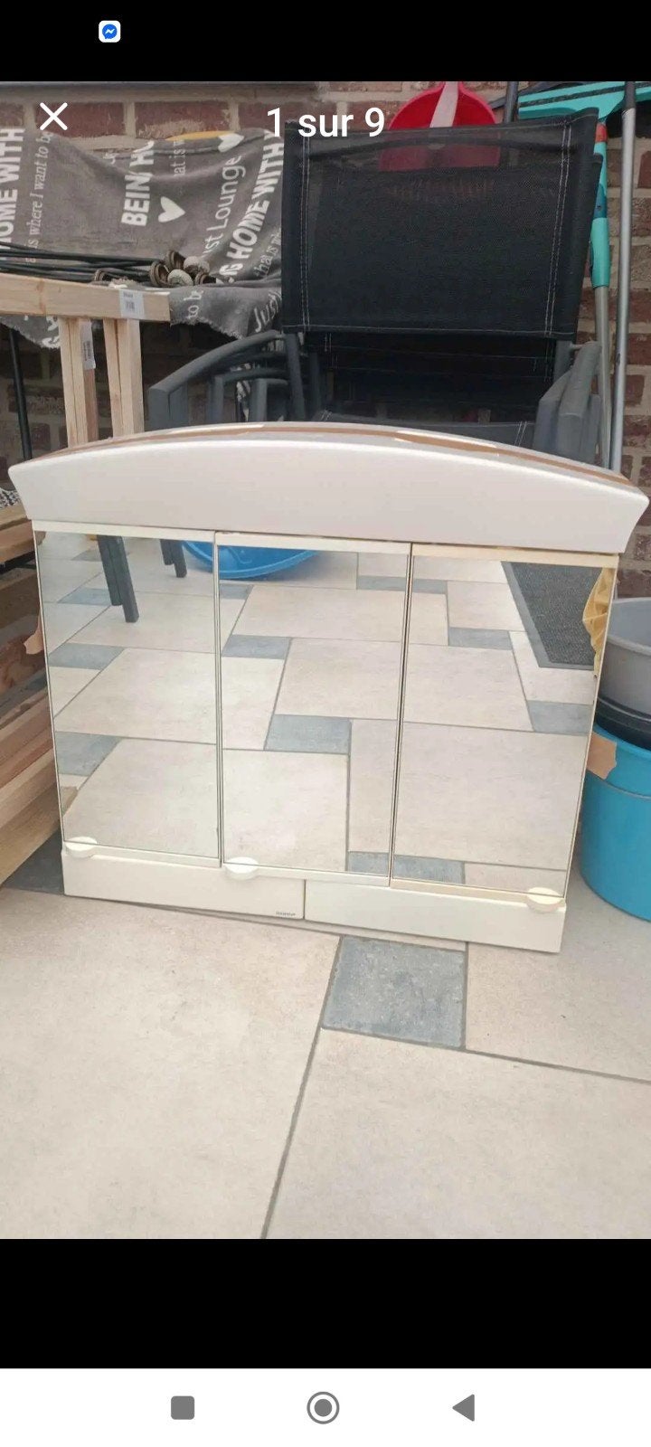 armoire à pharmacie ou SDB Vintage, Enlèvement ou Envoi, Utilisé