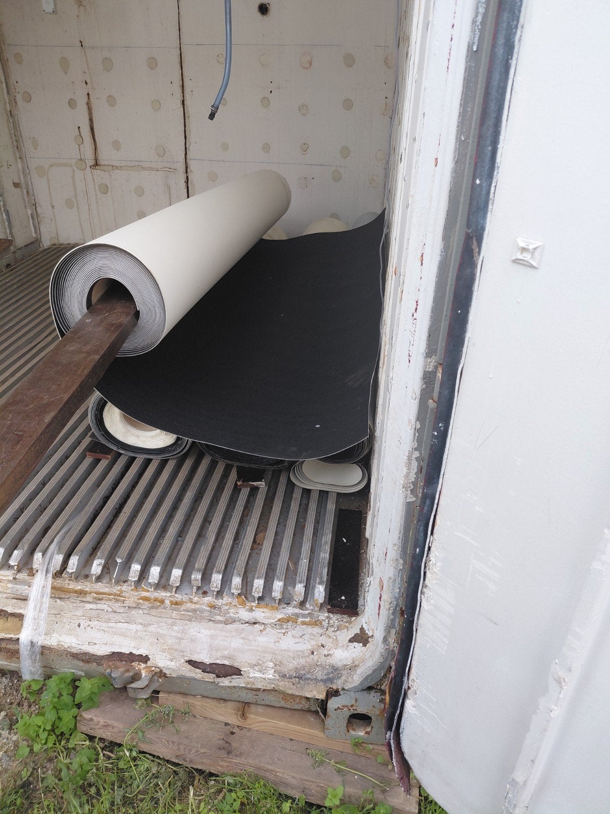 zwarte linolium 200 euro, Huis en Inrichting, Ophalen, Nieuw, Zwart, 200 cm of meer