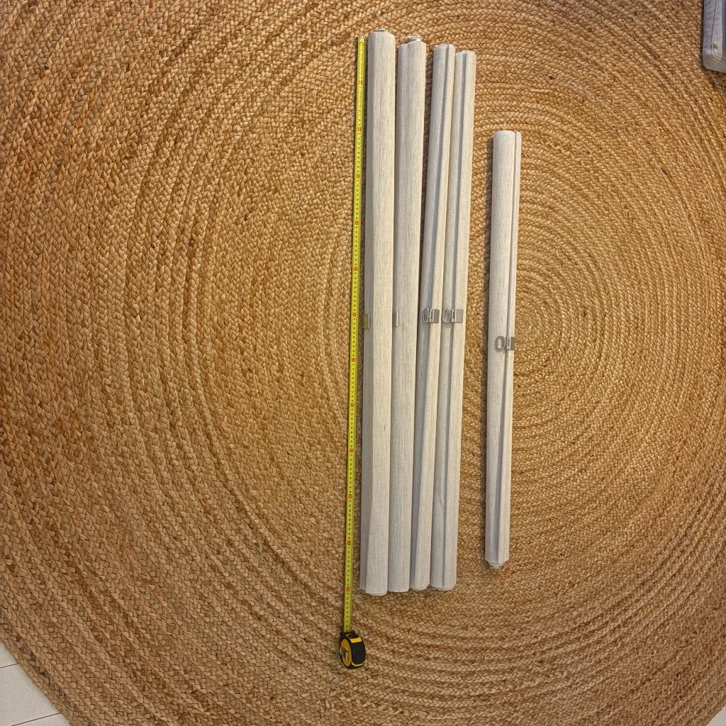 Lot de 5 stores enrouleurs IKEA SANDVEDEL beige + fixations, Maison & Meubles, Store enrouleur, Beige, Comme neuf, Enlèvement