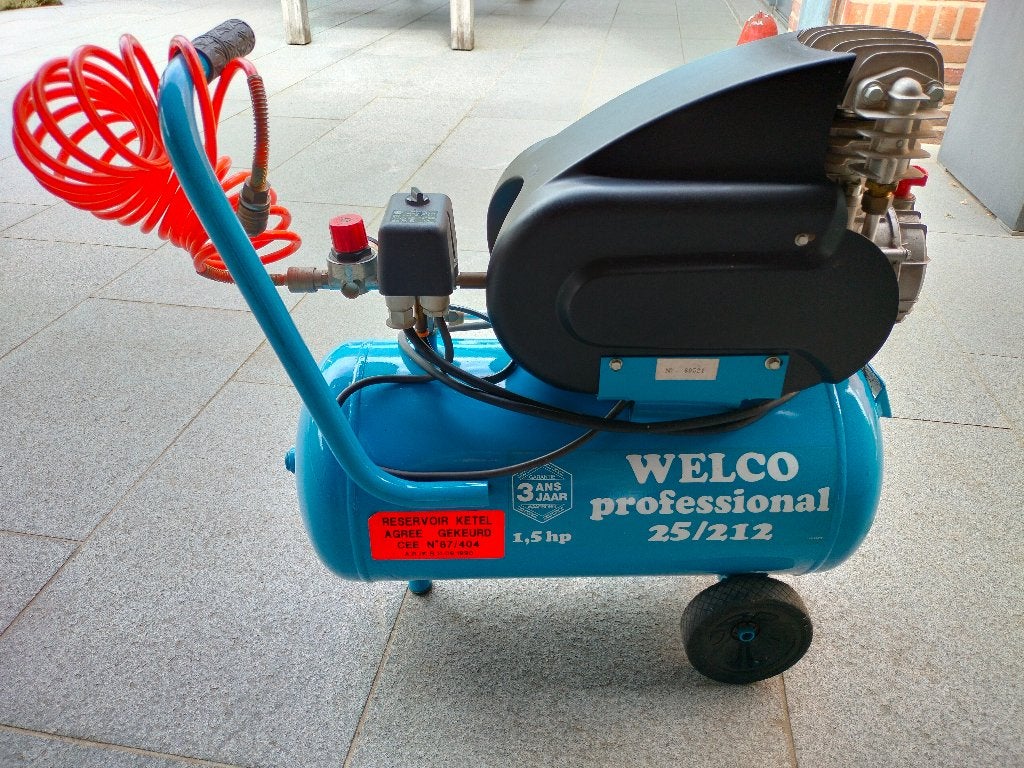compressor Welco professional, Ophalen