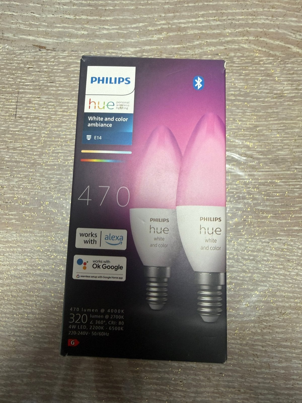 PHILIPS HUE WHITE AND COLOR E14 SCELLÉ, Huis en Inrichting, Ophalen, Nieuw, Philips