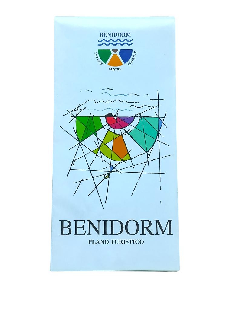Plan touristique Benidorm, Livres, Atlas & Cartes géographiques, 2000 à nos jours, Enlèvement, Utilisé, Autres types
