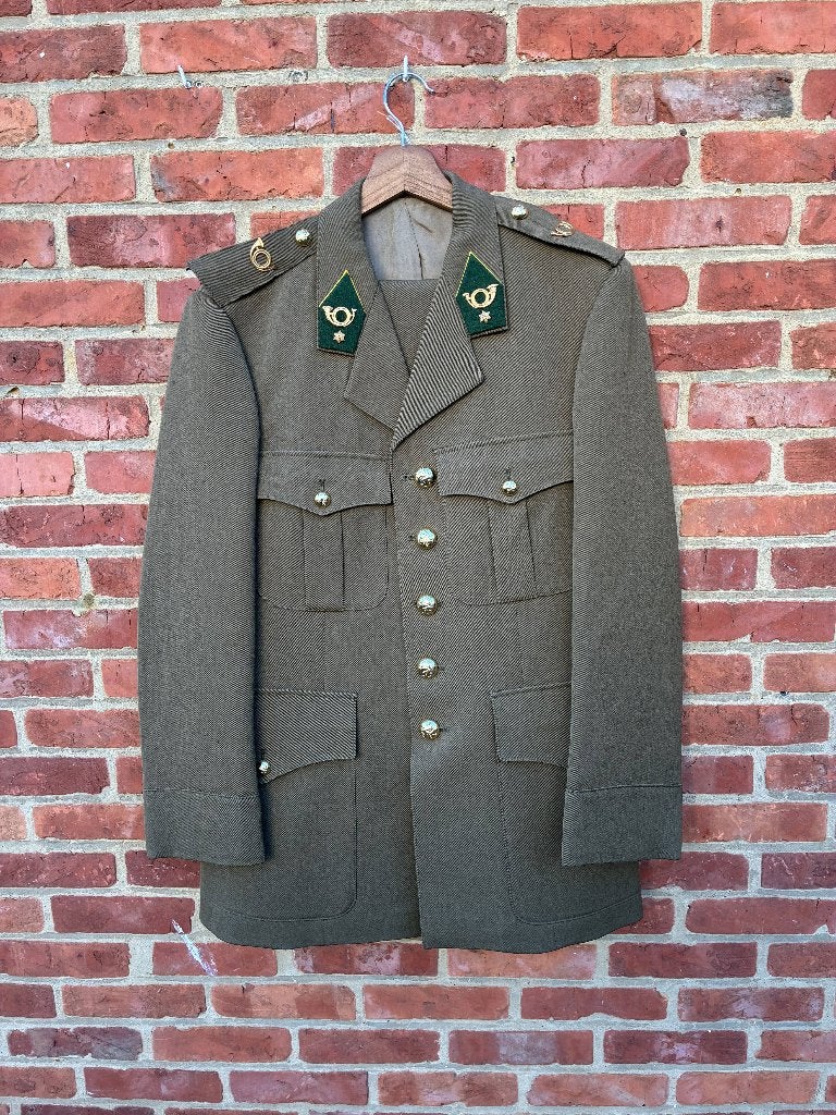 ABL, SD#8 vest + broek, 1981, MT3DE (medium)., Verzamelen, Ophalen of Verzenden, Landmacht, Kleding of Schoenen