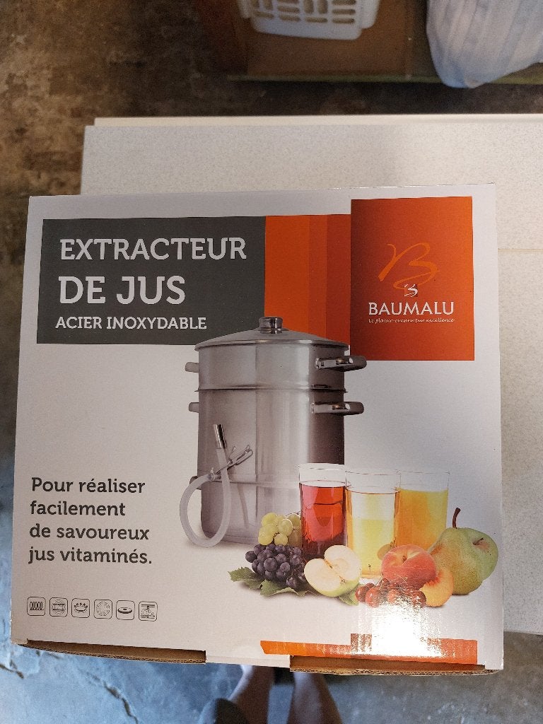 Extracteur de jus BAUMALU 26 cm, Electroménager, Enlèvement, Comme neuf