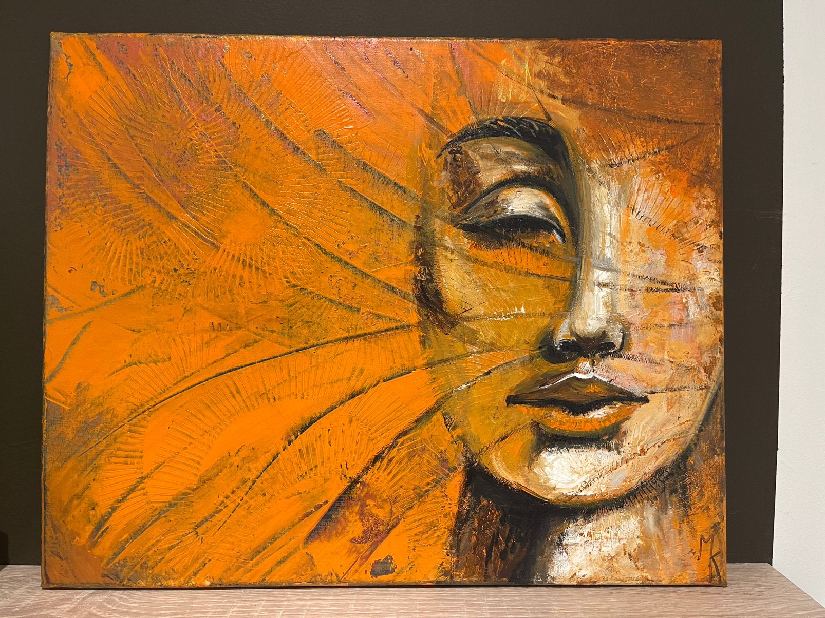 Schilderij modern Zen door Mk Art, Ophalen of Verzenden
