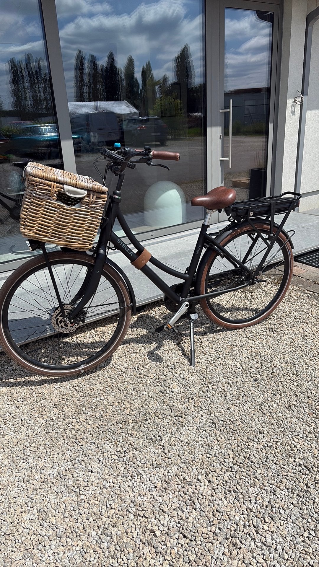 Stadsfiets elektrisch maat 48, Fietsen en Brommers, Ophalen, Zo goed als nieuw