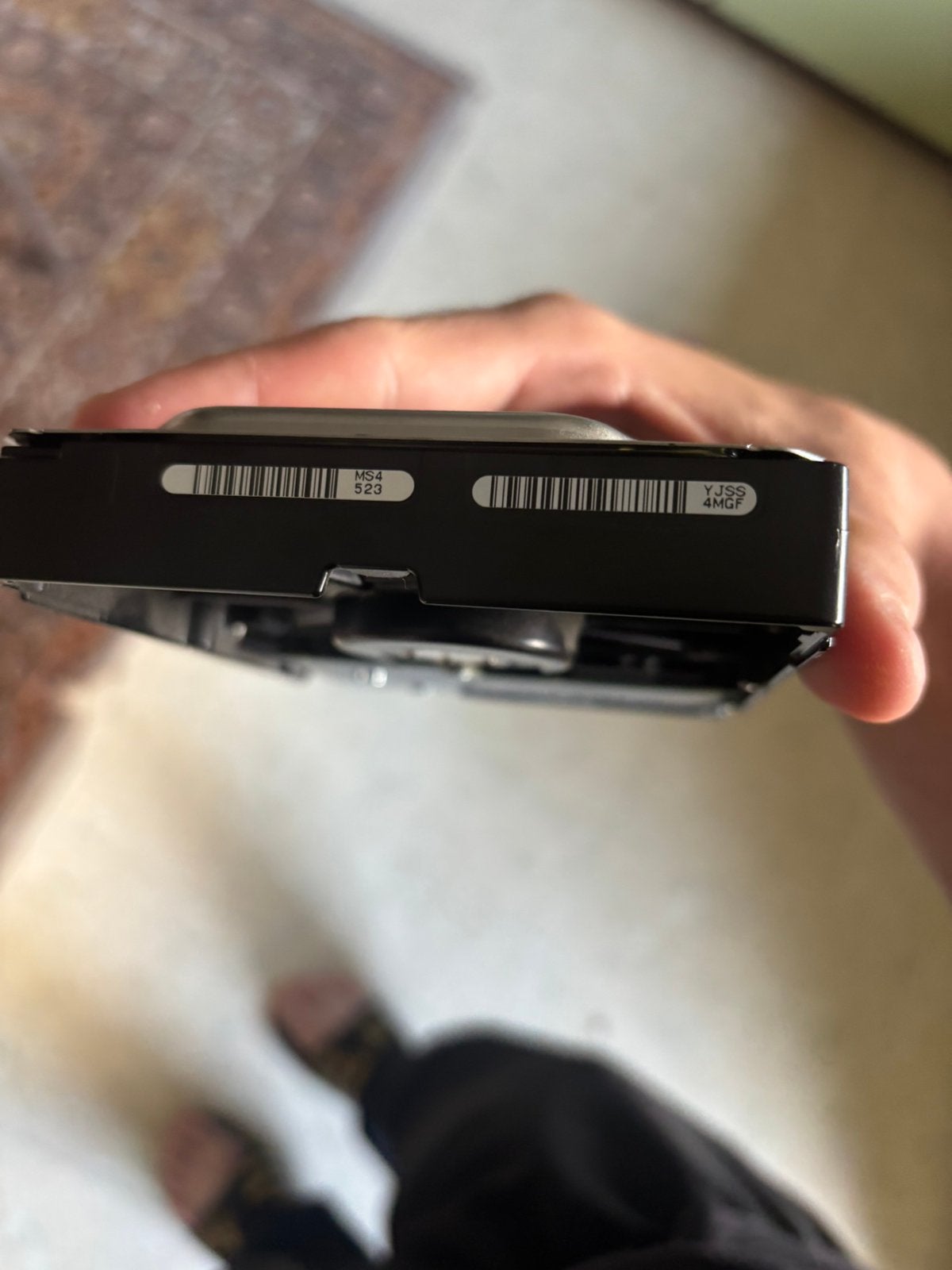 1Tb harde schijfo, Enlèvement, Utilisé