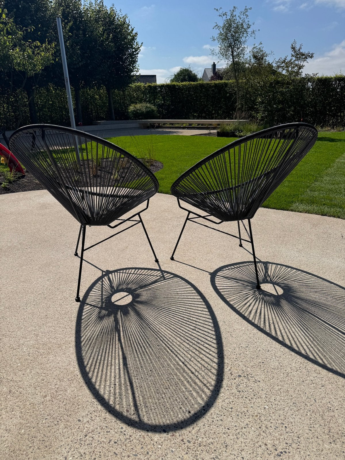 2 chaises de jardin, Jardin & Terrasse, Enlèvement, Utilisé, Synthétique
