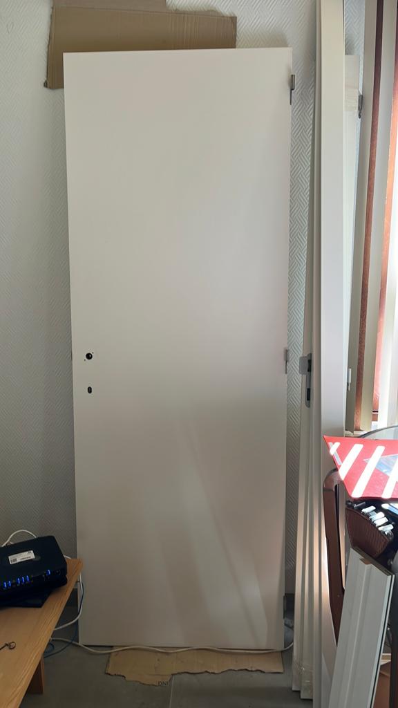 Gelakte binnendeur met kassementen NIEUW!, Doe-het-zelf en Bouw, Ophalen, Nieuw, Minder dan 80 cm, Binnendeur