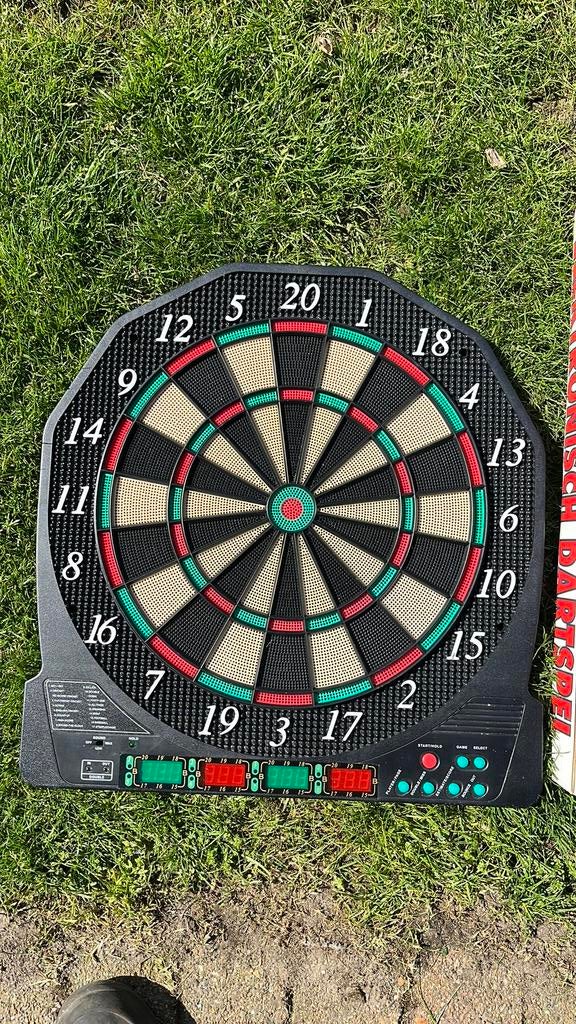 Elektronische dartsspel, Sport en Fitness, Darts, Ophalen, Zo goed als nieuw, Dartbord met pijlen