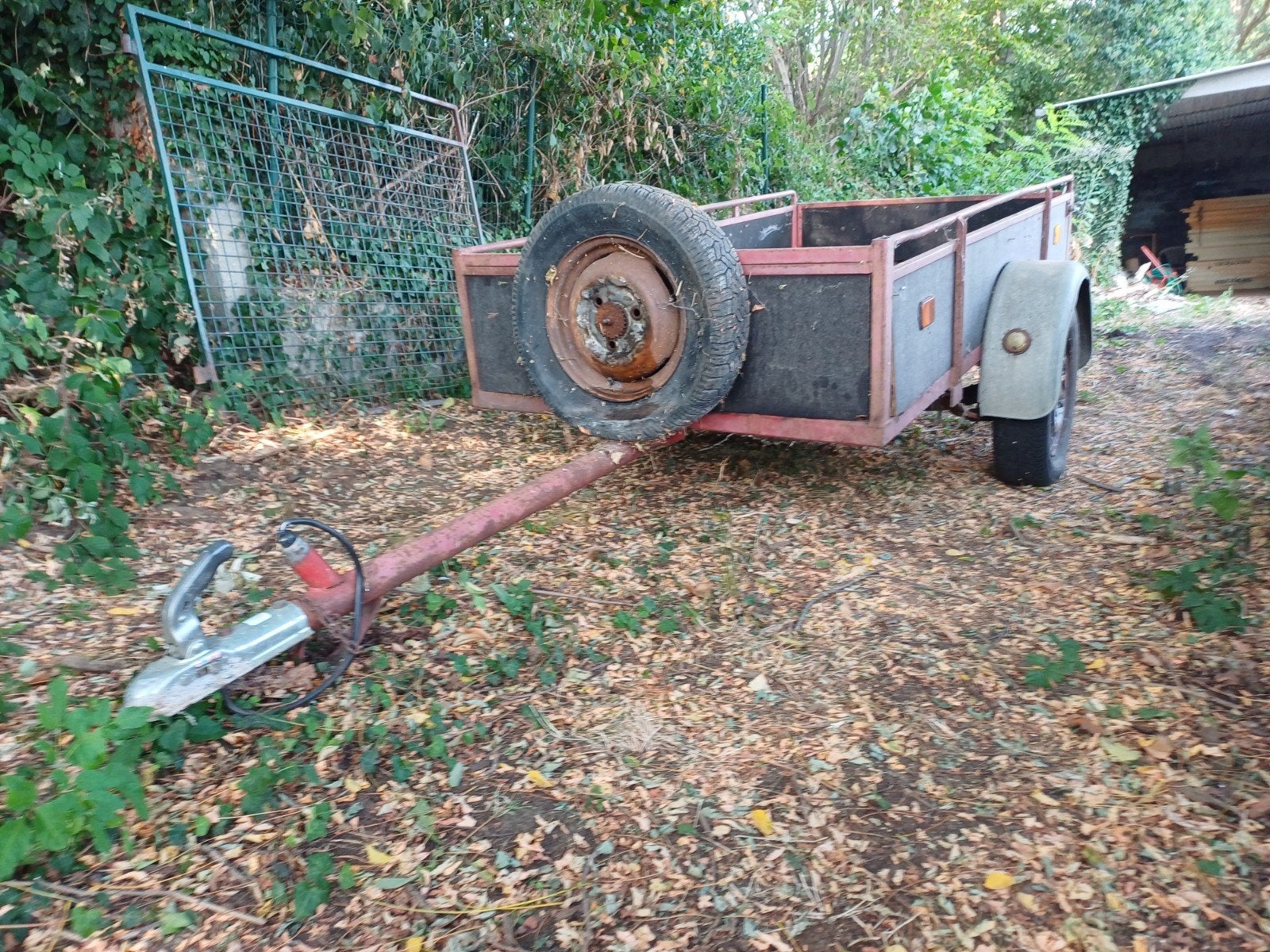 Aanhangwagen, Ophalen, Gebruikt