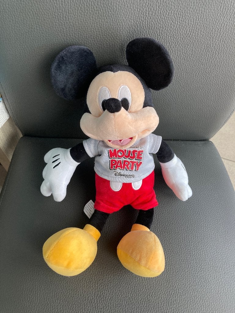 Disneyland knuffel - Mickey Mouse party, Verzamelen, Ophalen of Verzenden, Mickey Mouse, Knuffel