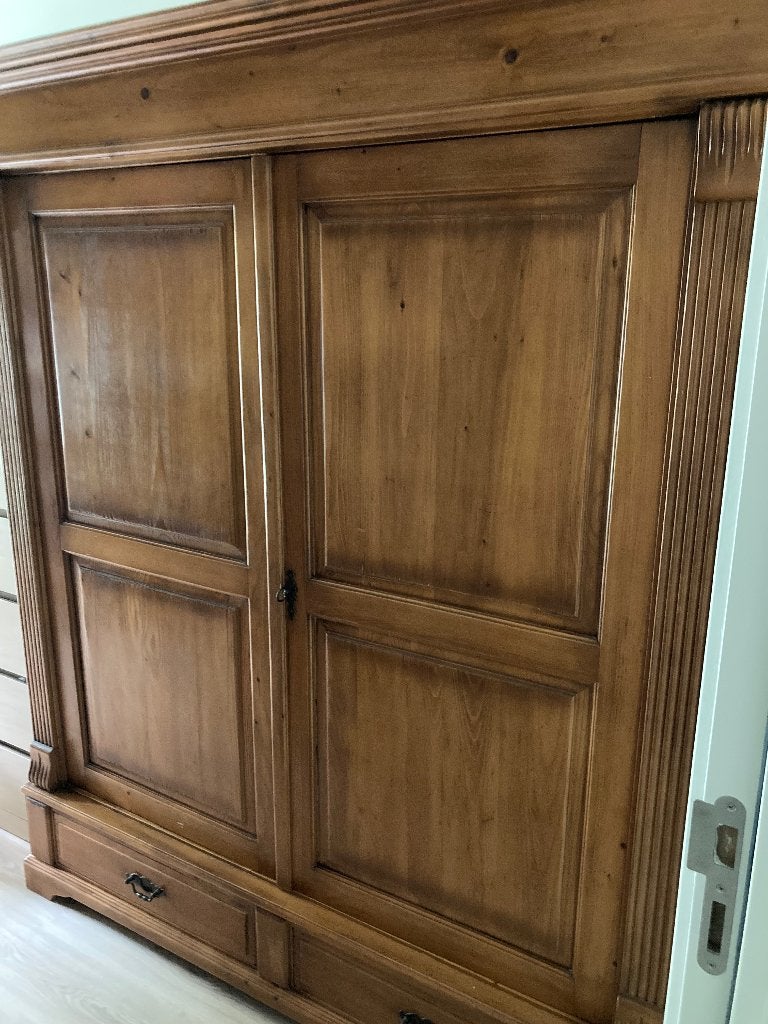 Vestiairekast, Sierlijk en statige kast, Cerisier, 150 à 200 cm, Utilisé