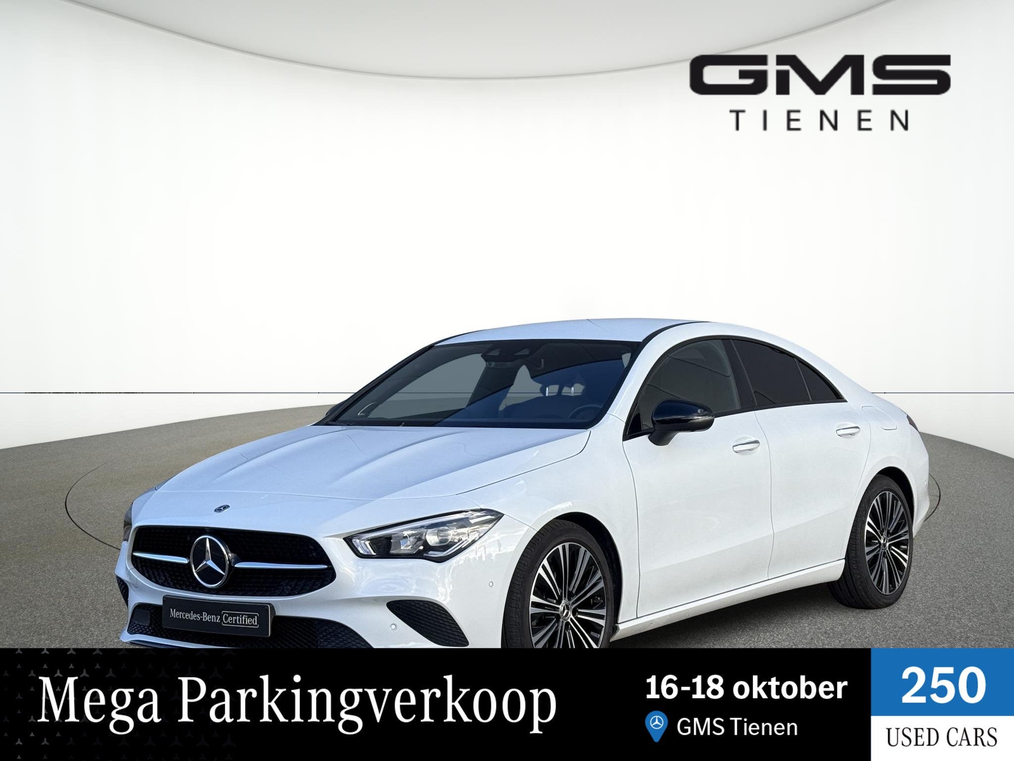 Mercedes-Benz CLA CLA 250, Auto's, Gebruikt, 360° camera, Wit, Bedrijf