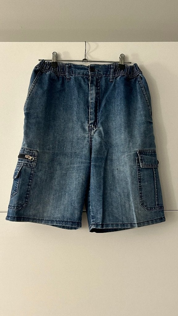 Denim jeansshort met zijzakken, Kleding | Dames, Ophalen of Verzenden, Zo goed als nieuw, Blauw, W30 - W32 (confectie 38/40)