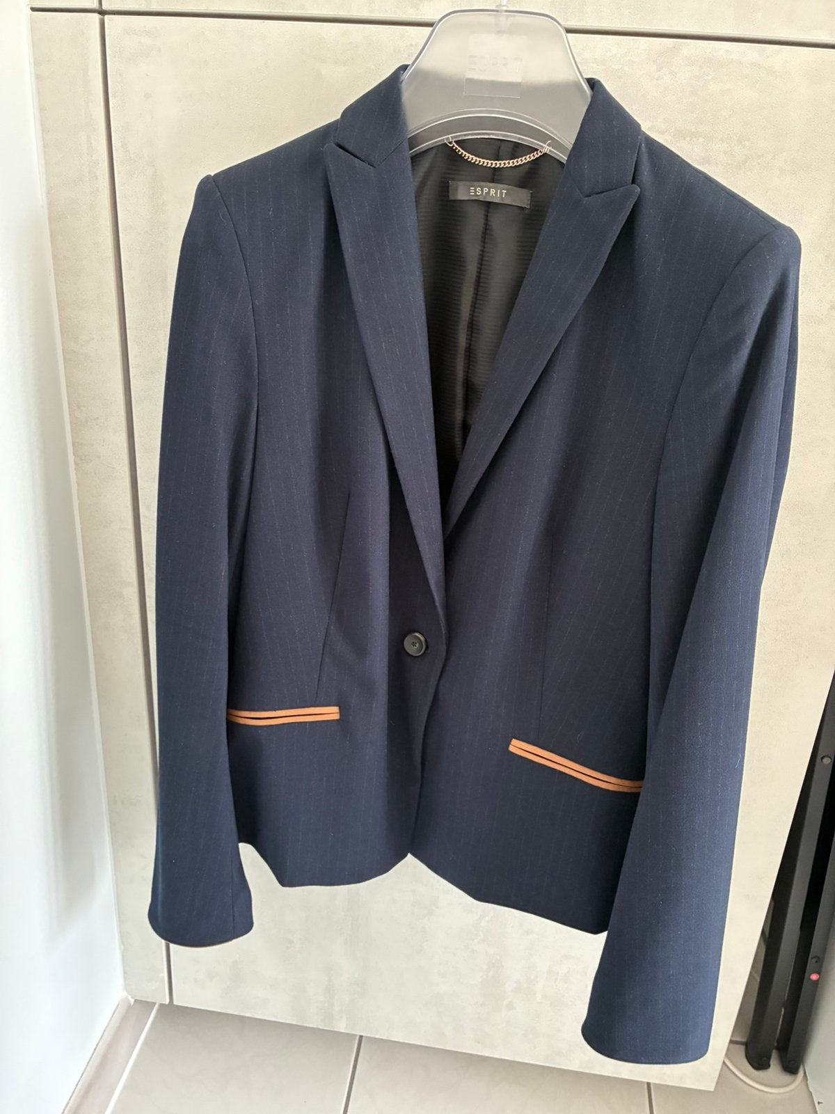 Veste de tailleur Esprit, Taille 36 (S), Comme neuf, Enlèvement, Bleu