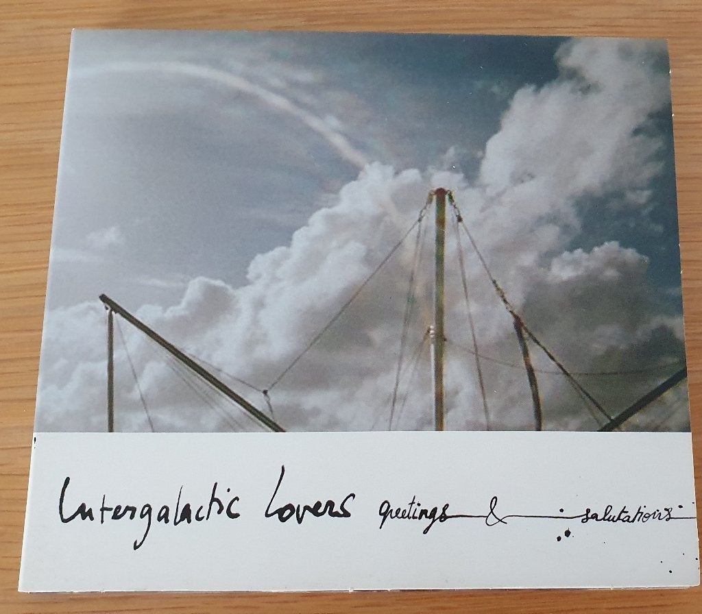 CD Intergalactic Lovers, Greetings & Salutations GESIGNEERD, CD & DVD, CD | Rock, Pop rock, Enlèvement ou Envoi, Comme neuf, Signé