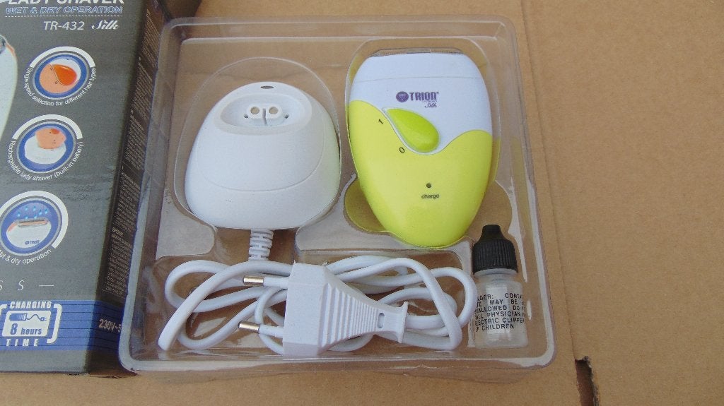 Rasoir Trion TR432 Silk Lady,  humide et sec, jaune/blanc, Electroménager, Équipement de Soins personnels, Enlèvement ou Envoi