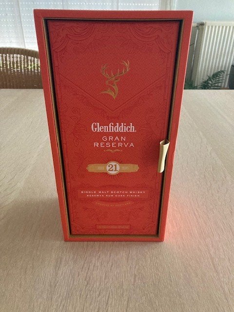 Whisky Glenfiddich koppel Grand Cru en Gran reserva, Verzamelen, Ophalen of Verzenden, Zo goed als nieuw, Overige typen, Vol