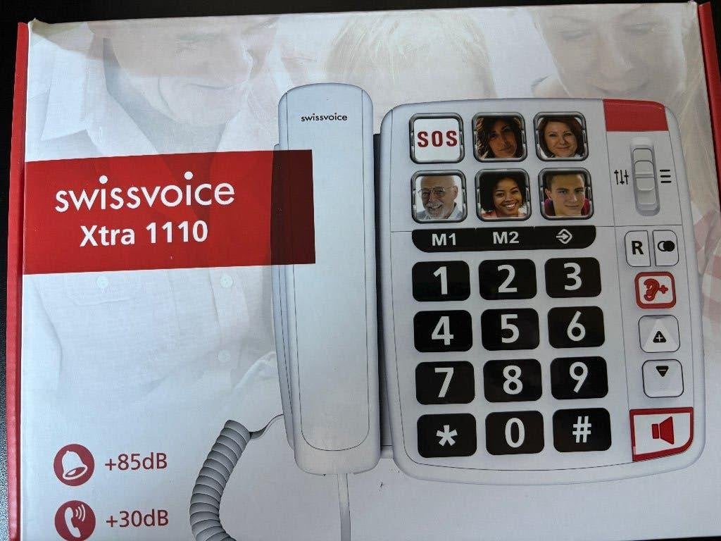 Vaste telefoon met grote toetsen en fotogeheugentoetsen, Telecommunicatie, Ophalen of Verzenden, Zo goed als nieuw