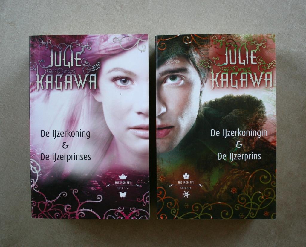 Fantasy: De IJzerkoningin & De IJzerprins deel 1+2 (set €10), Ophalen of Verzenden, Zo goed als nieuw, Julie Kagawa