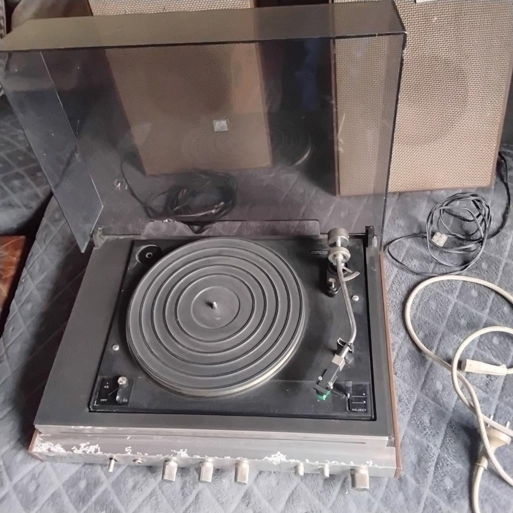 Vintage sony platenspeler stereo music systemHMP 30 (1976), Audio, Tv en Foto, Ophalen, Gebruikt, Platenspeler, Sony