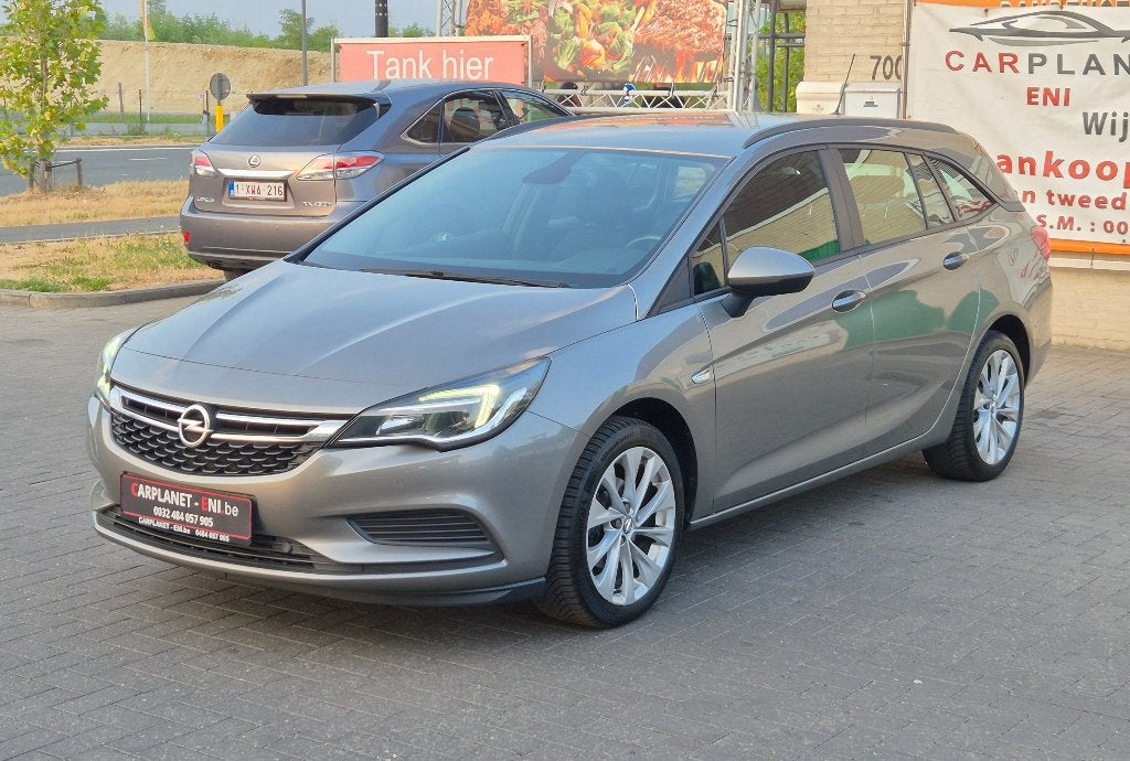 Opel Astra Sports Tourer 1.4Turbo - Euro6b - 2017 - 137697km, Achat, Boîte manuelle, Entretenue par le concessionnaire, Noir