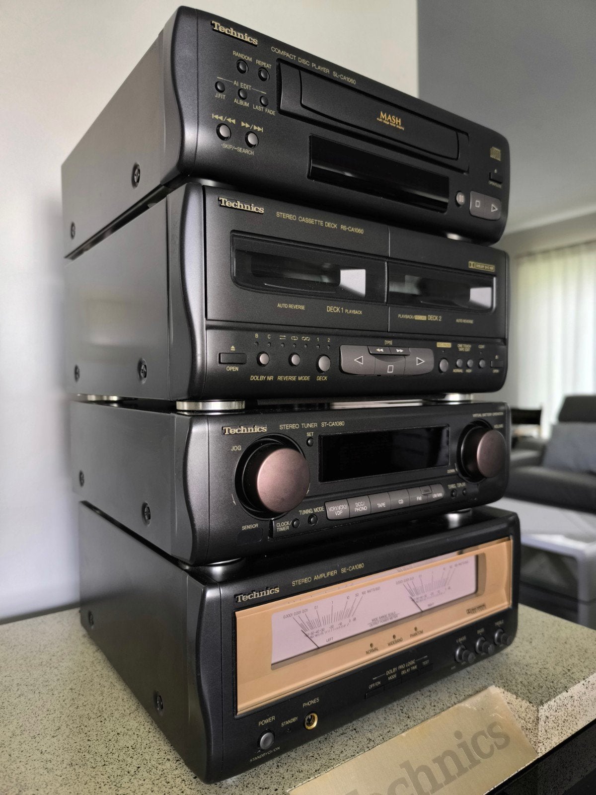 TECHNICS HIFI micro set - model CA1080 - CA1060, TV, Hi-fi & Vidéo, Chaîne Hi-fi, Autres marques, Deck cassettes ou Lecteur-enregistreur de cassettes