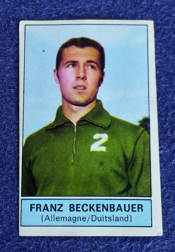 Panini sticker card voetbal ' FB 1972 - Franz Beckenbauer ', Verzamelen, Ophalen of Verzenden, Nieuw, Poster, Plaatje of Sticker