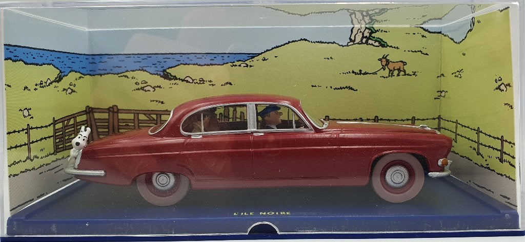 Tintin No 40 Jaguar Mk X Doctor Müller from The Black Island, Hobby en Vrije tijd, Modelauto's | 1:43, Overige merken, Clients@editionsatlas.fr