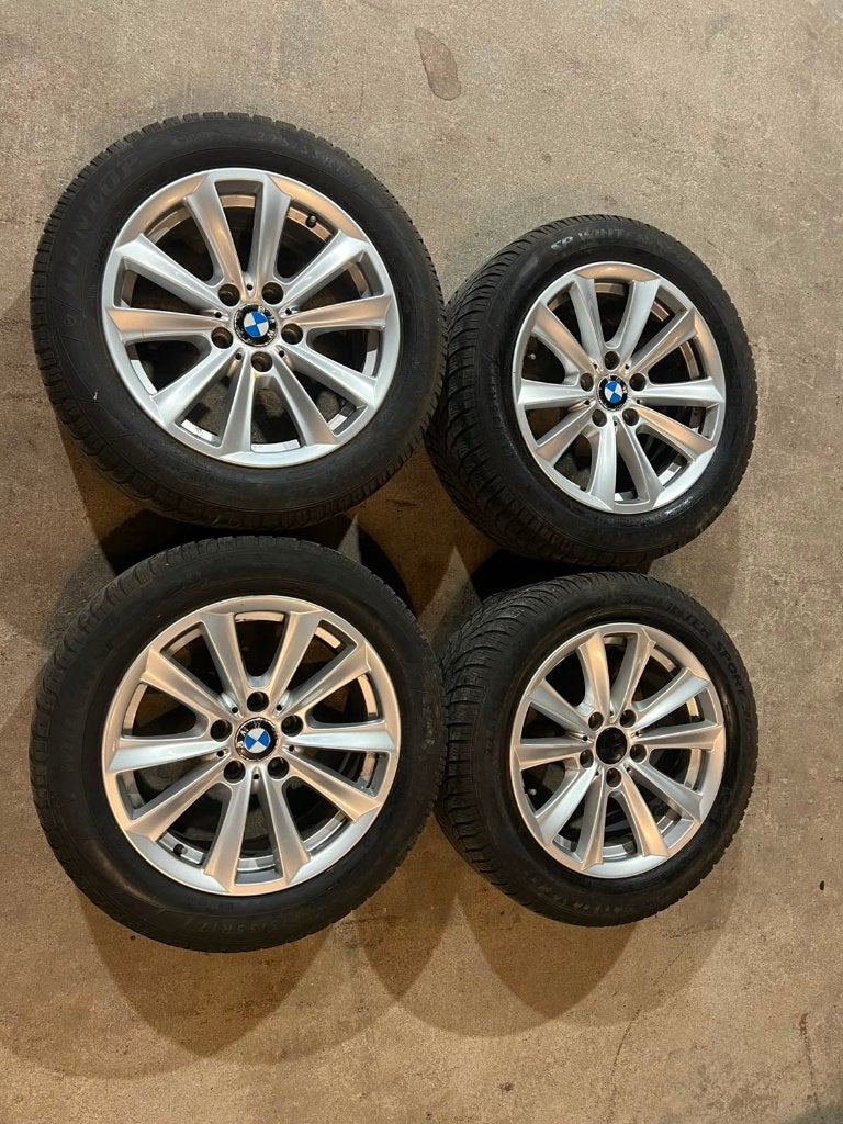 4 JANTES BMW 17" – 8Jx17 ET30 – 5x120 – F10 F11 SÉRIE 5, Pneus hiver, 17 pouces, Enlèvement, Jante(s)