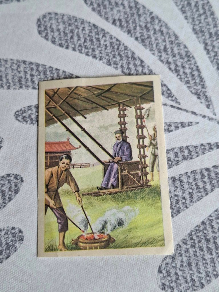 Prentje/Chromo : Chinese raketten/Chocolade Jacques, Verzamelen, Foto's en Prenten, Ophalen of Verzenden, Gebruikt, Overige onderwerpen