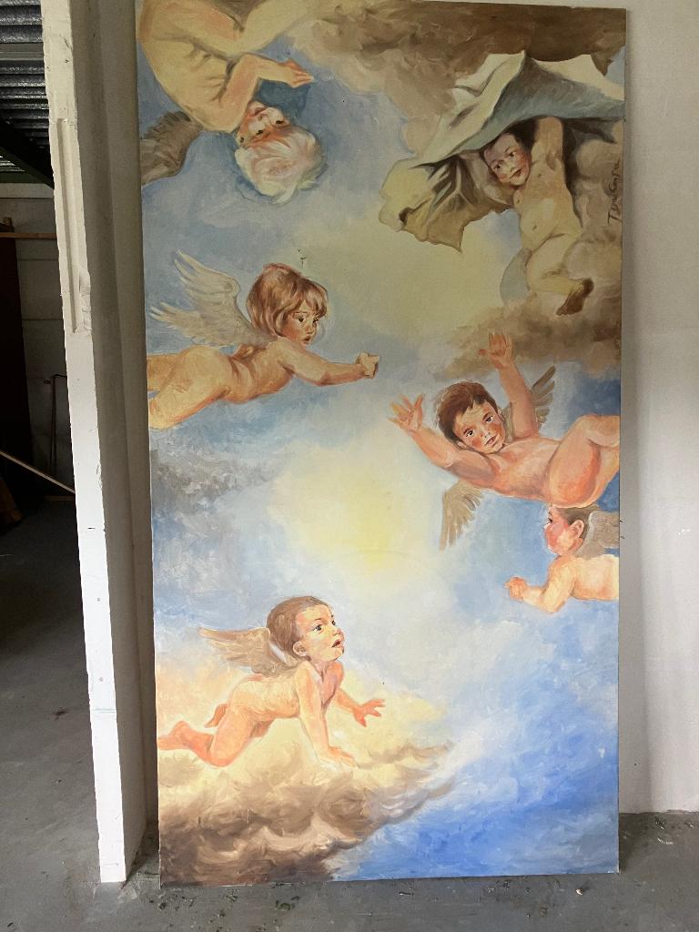 Schilderij op doek; 120x175 cm, Antiek en Kunst, Kunst | Schilderijen | Klassiek, Ophalen