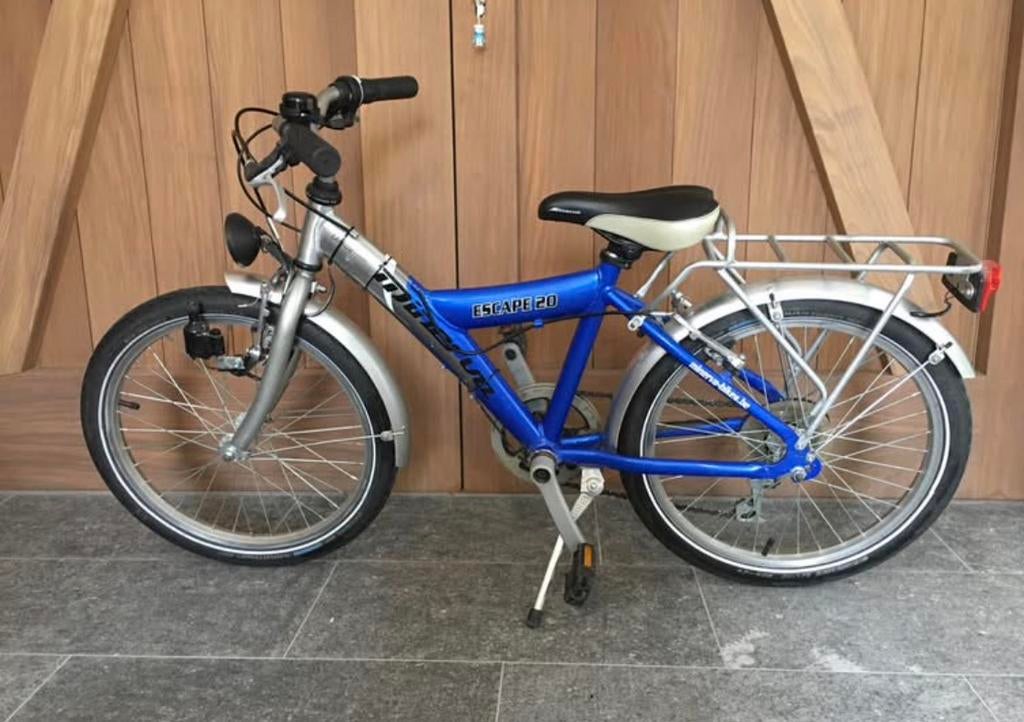 Kinderfiets Minerva 20 inch blauw, Fietsen en Brommers, Ophalen, Gebruikt