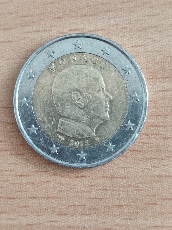 2 Euro Monaco 2015 – Prins Albert II – originele munt, Ophalen of Verzenden, Munten