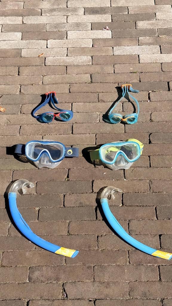 zwembrillen, Sports nautiques & Bateaux, Plongée, Enlèvement, Utilisé, Lunettes de plongée ou Tuba