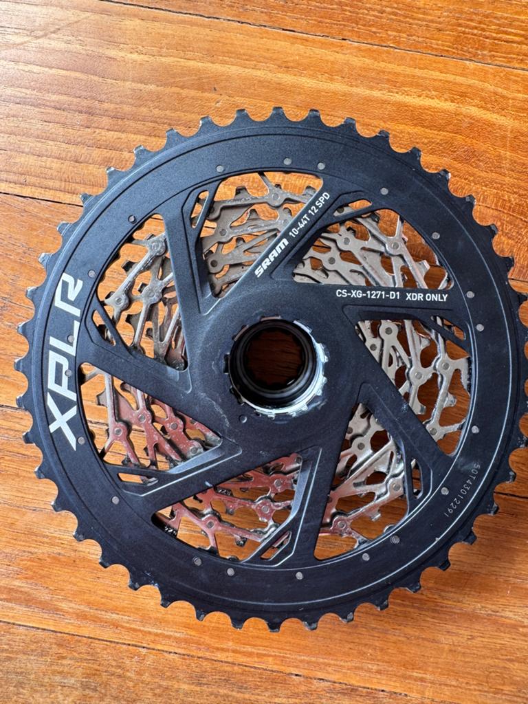 SRAM Xplr 12-speed cassette 10-44T, Fietsen en Brommers, Gebruikt, Verzenden, Overige typen, Gravelbike