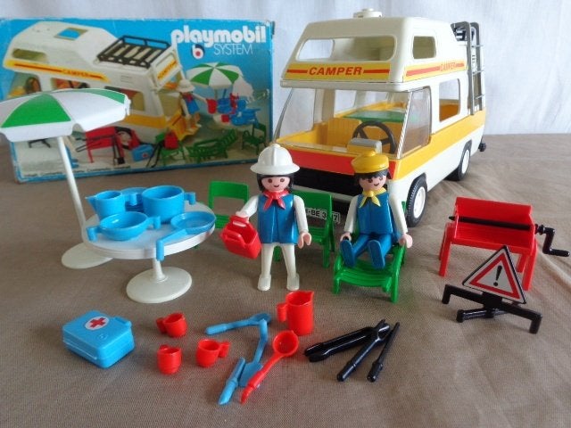 Playmobil 3148 Camping car  - année 1983, Enfants & Bébés, Enlèvement ou Envoi, Family fun, Kit complet, Utilisé