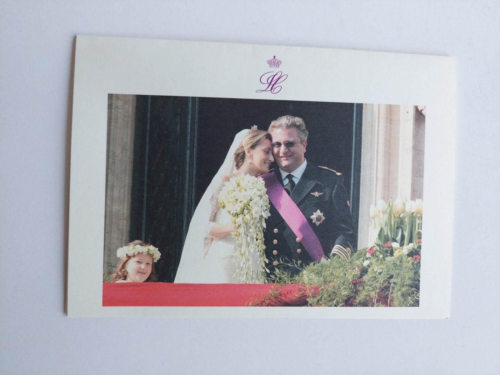 Verschillende bedank kaarten Prins Laurent en Claire, Verzamelen, Koningshuis en Royalty, Ophalen