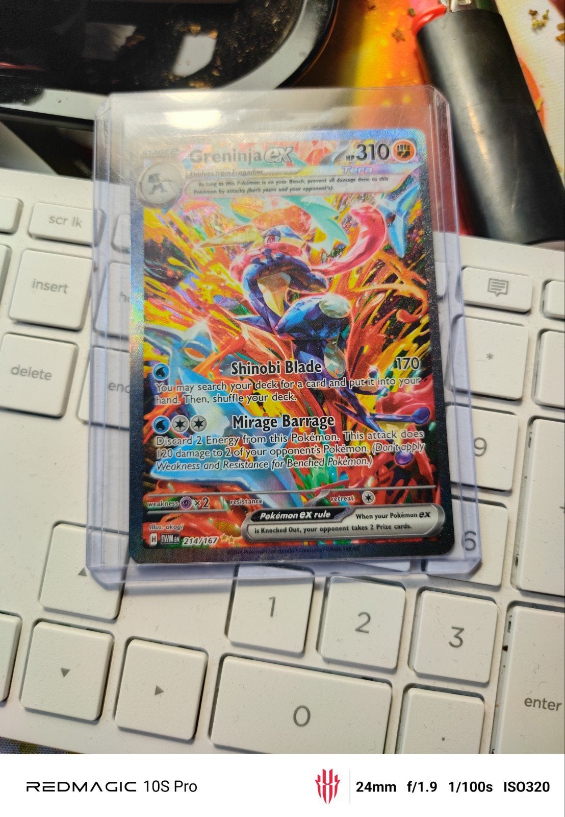 Greninja ex, Ophalen