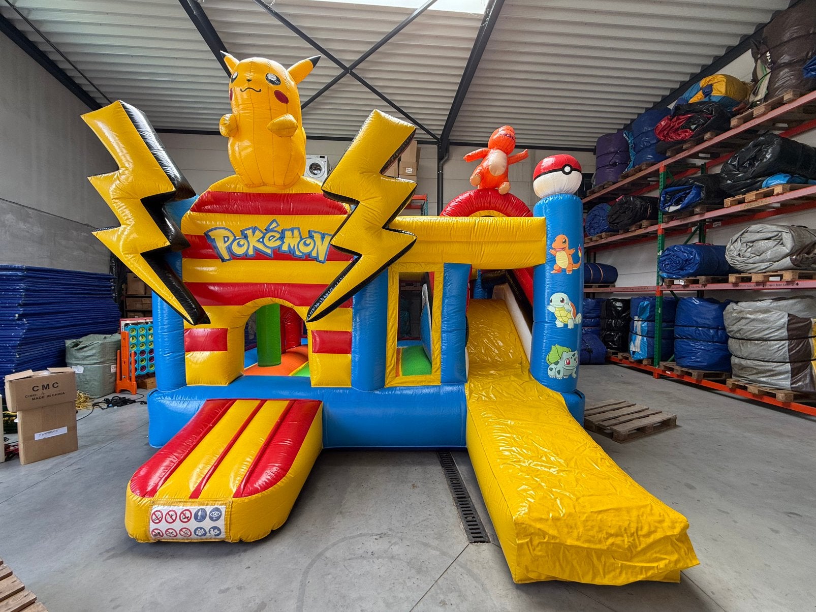 Springkasteel te koop, Enlèvement, Comme neuf