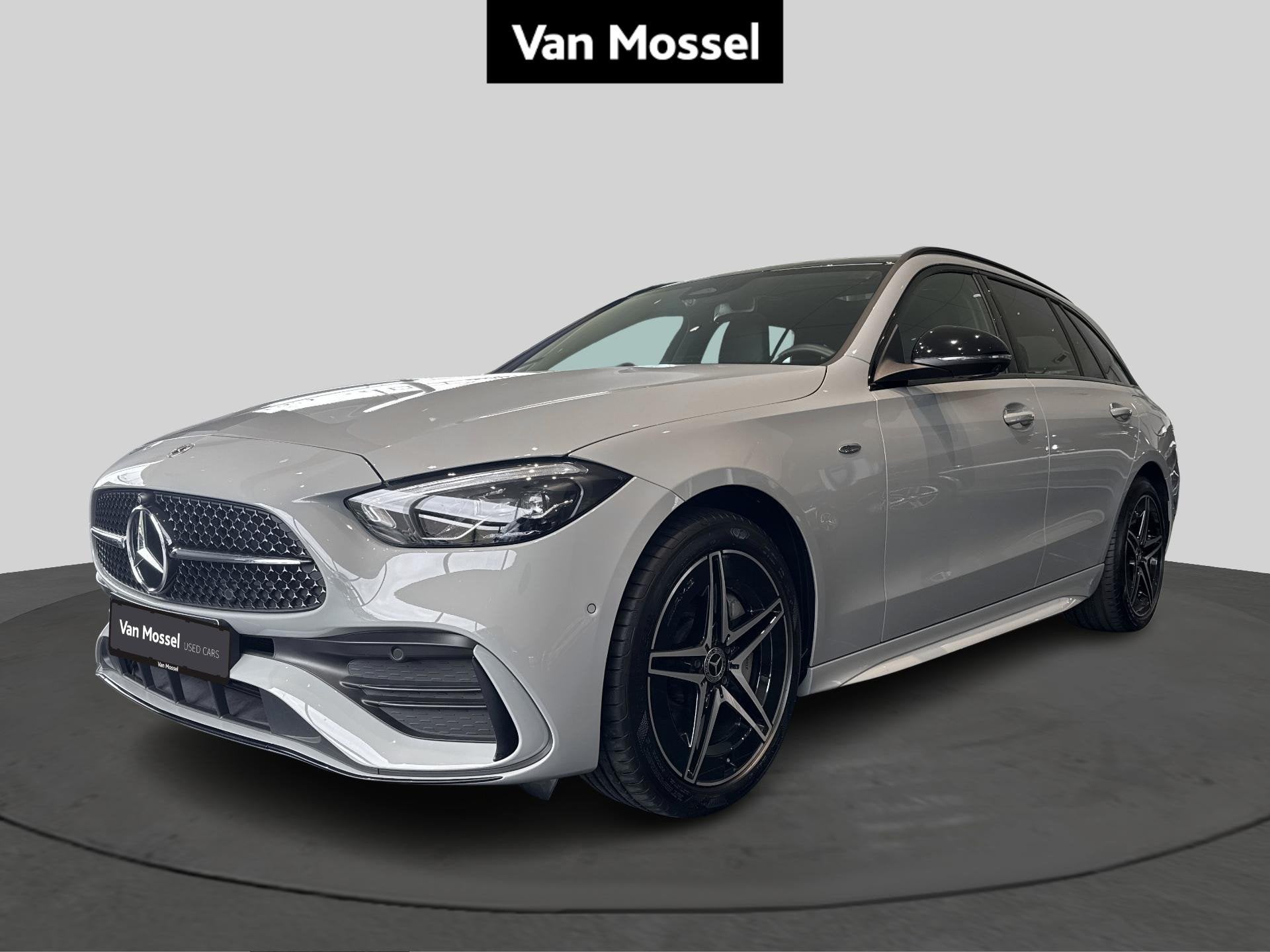Mercedes-Benz C 300 e AMG Line Estate + LEDER TWO TONE + PAN, Automaat, Dealer onderhouden, 5 deurs, Hybride Elektrisch/Benzine