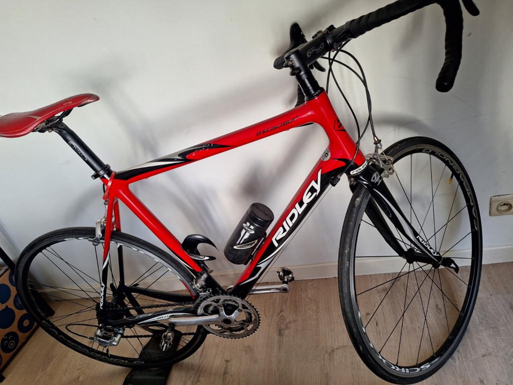 Carbon coersfiets ridley, zie beschrijving., Fietsen en Brommers, Ophalen, Carbon